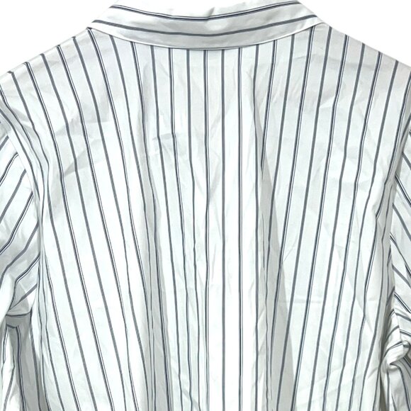 Theory Trapeze Shirt Wealth Stripe Shirt XXL NWOT - Picture 5 of 5